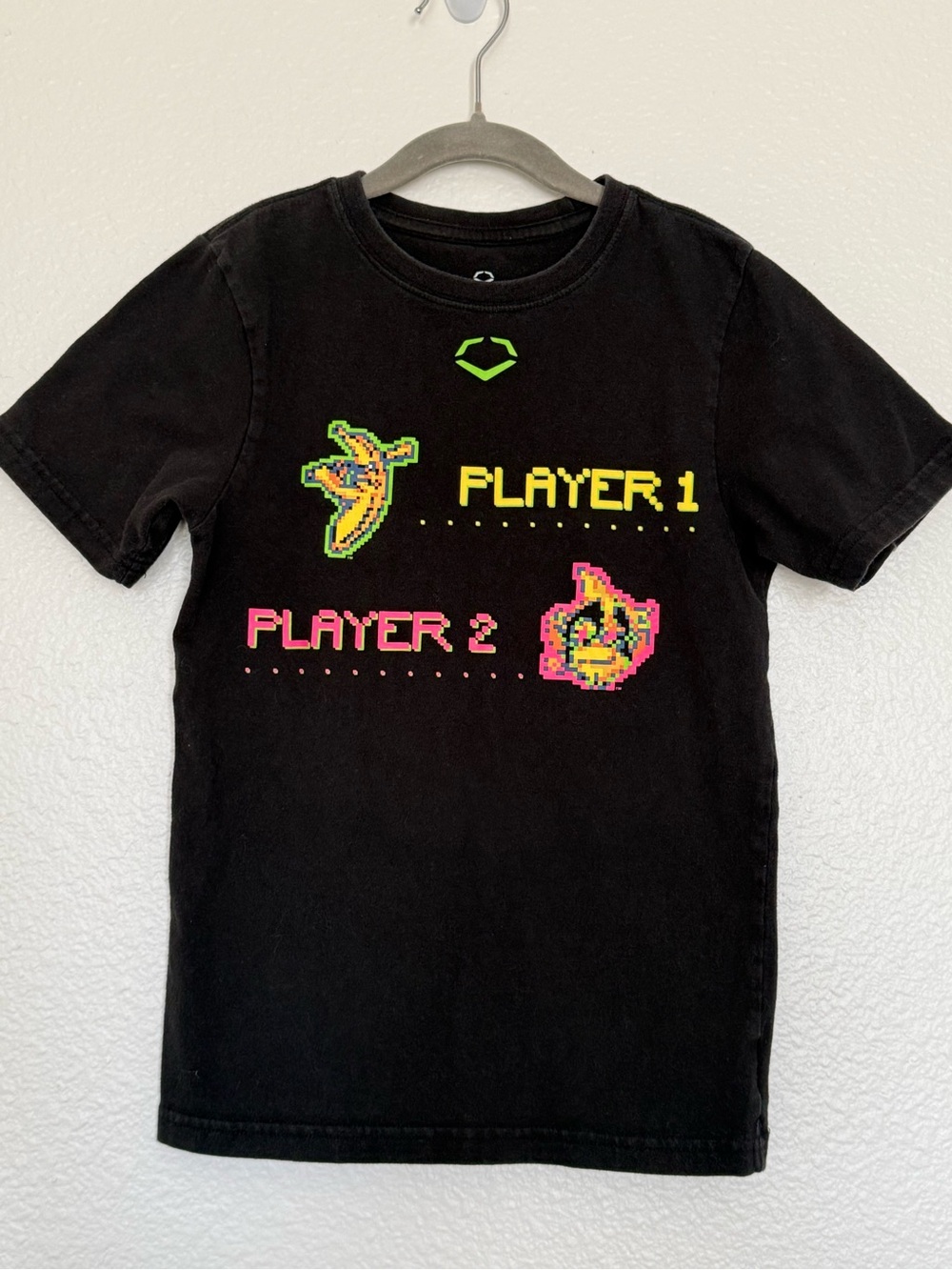 Kids' Savannah Bananas Graphic Tee - Neon Pixel Game Print